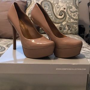 Jessica Simpson platform heels